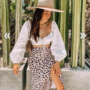 NIA MIDI SKIRT BEIGE